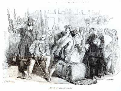 The Arrest of Nonconformists by John Gilbert